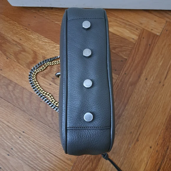 NWT Rebecca Minkoff Lou Handbag - Graphite - Picture 5 of 10